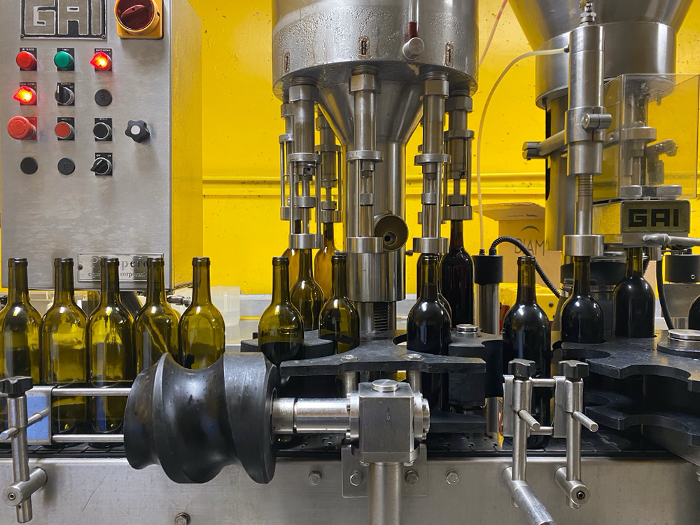 Bottling Line at Atwater Vineyards