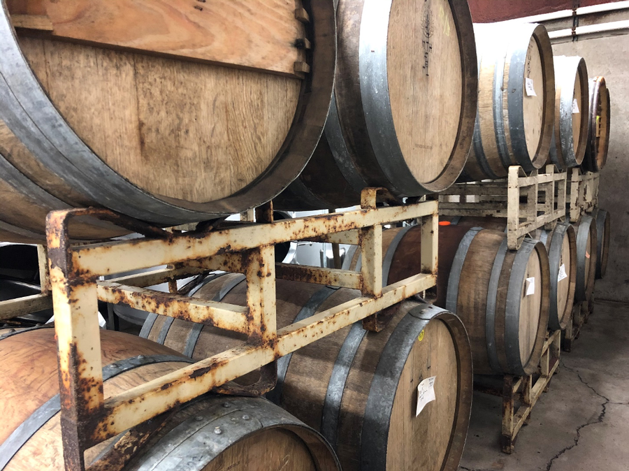 Wine barrels