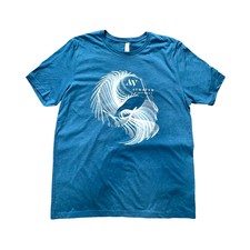 AV Waves T-Shirt (Heather Deep Teal)
